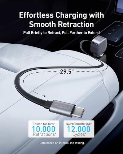 Anker 75W Retractable USB-C Car Charger & Qi2.2 Charging Dock