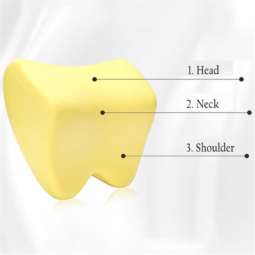 XDSRFVW Memory Foam Car Neck Headrest & Lumbar Support Pillow
