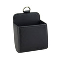 QERTYHKK Leather Car Air Vent Organizer for Phone & Glasses