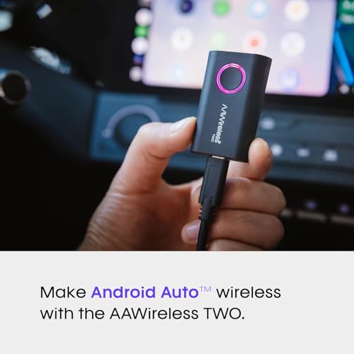 AAWireless Two Android Auto Adapter with Wireless Auto Connect