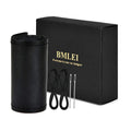 BMLEI Stitch-On Leather Car Steering Wheel Wrap Cover