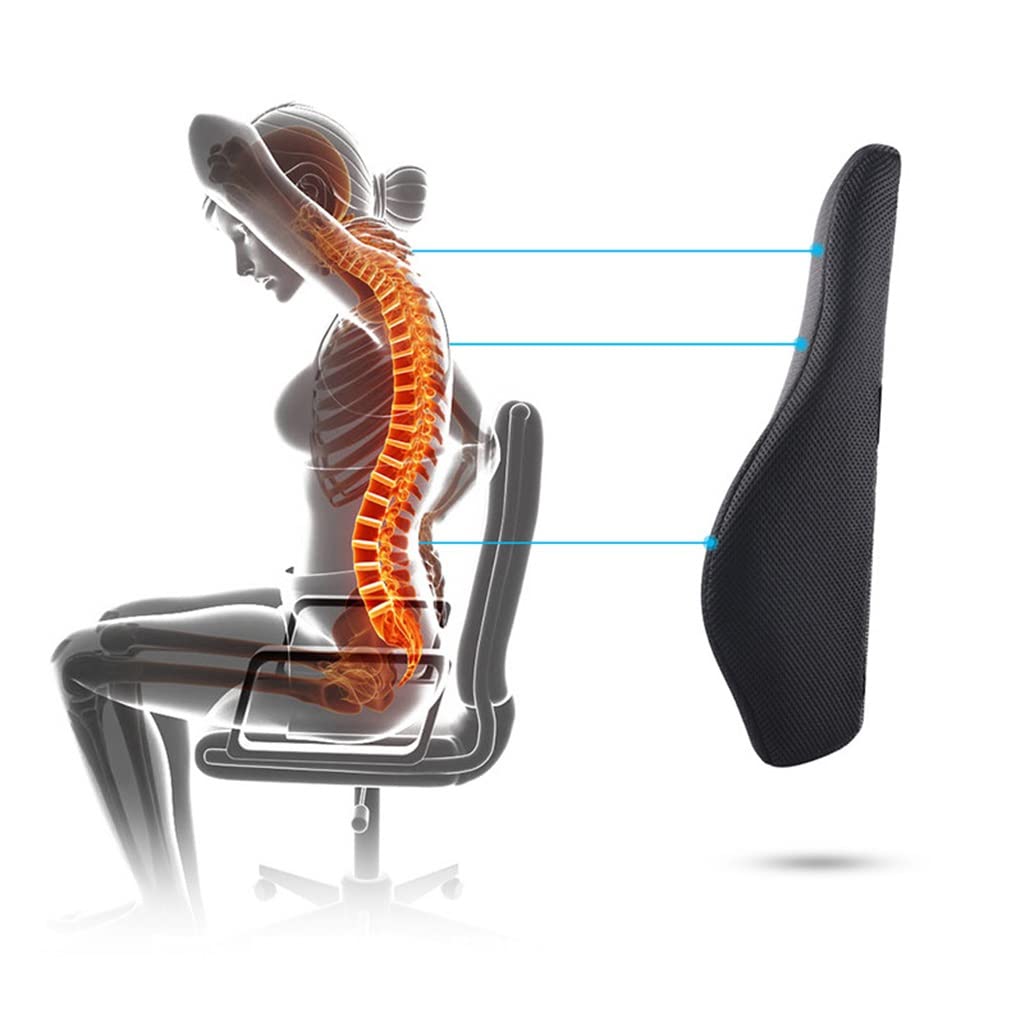OBKSEB Memory Foam Lumbar Support Pillow for Car Seats