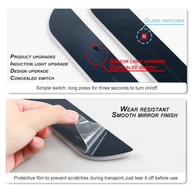 Customizable Wireless LED Car Door Sill Welcome Lights