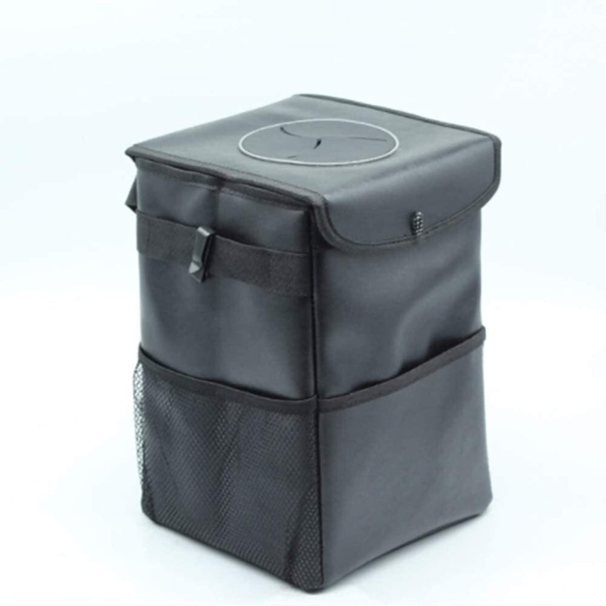 KYUSAR Car Trash Can with Lid, Storage Bag & Hooks
