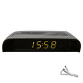 Solar-Powered Digital Car Dashboard Clock with Temperature