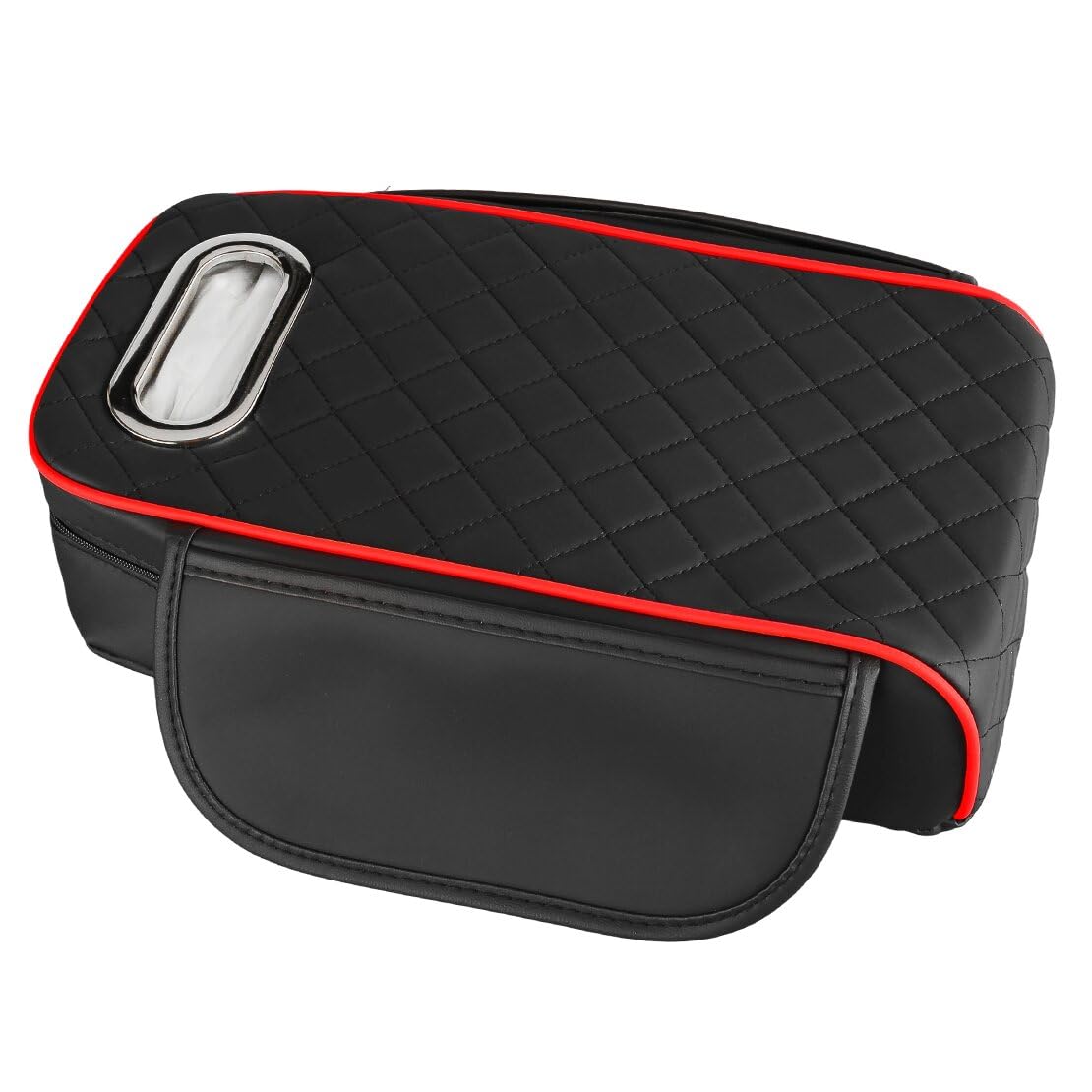 DSIUYT Center Console Armrest Cover with Side Storage Pockets