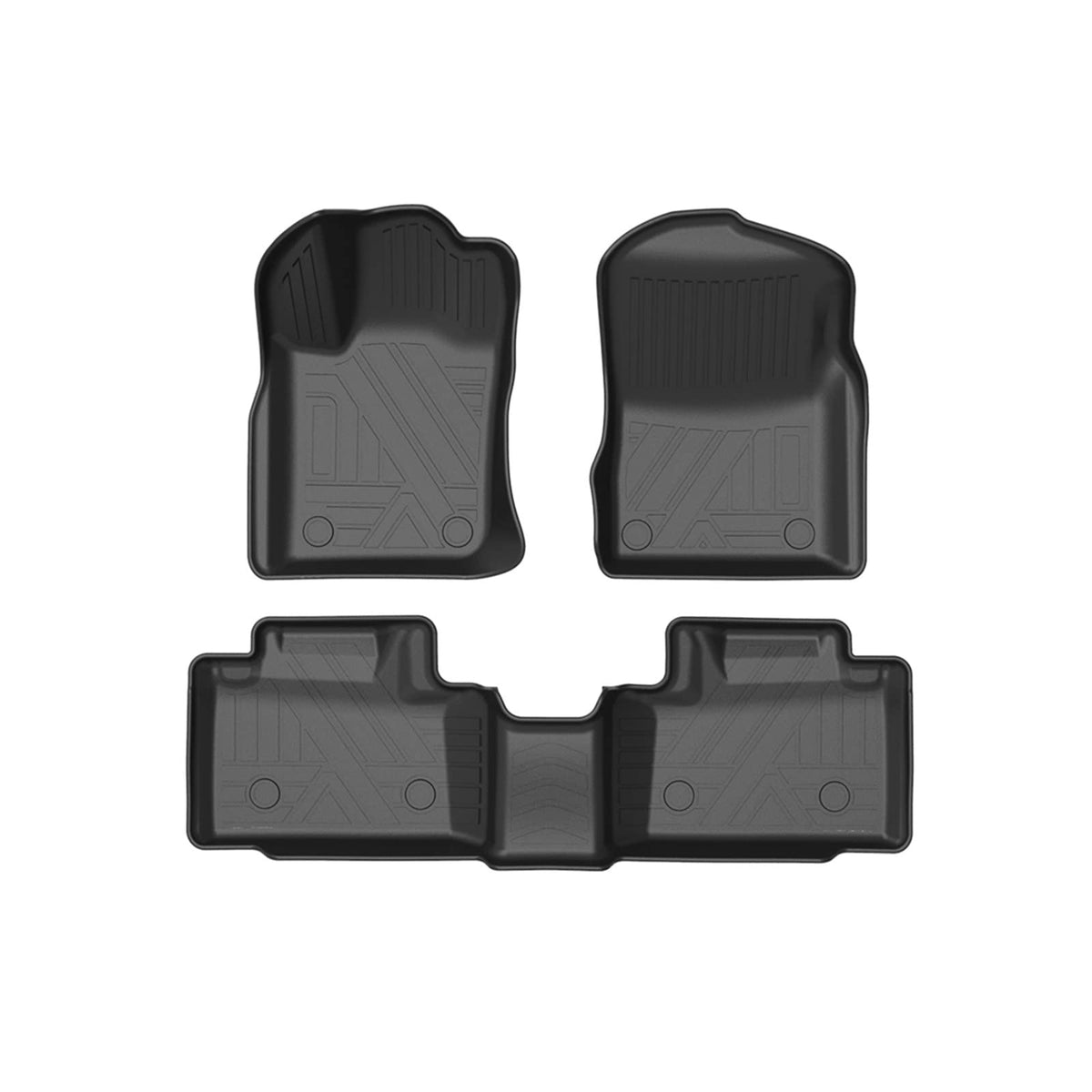 VGOCMDUB All-Weather TPE Floor Mats for Jeep Grand Cherokee