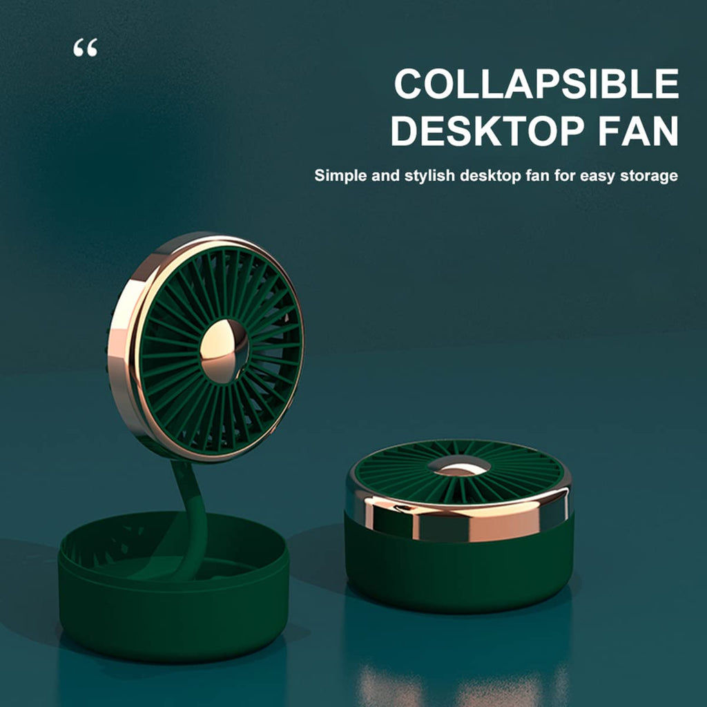 Dual-Head USB Car Cooling Fan with 3 Speeds & 360° Rotation