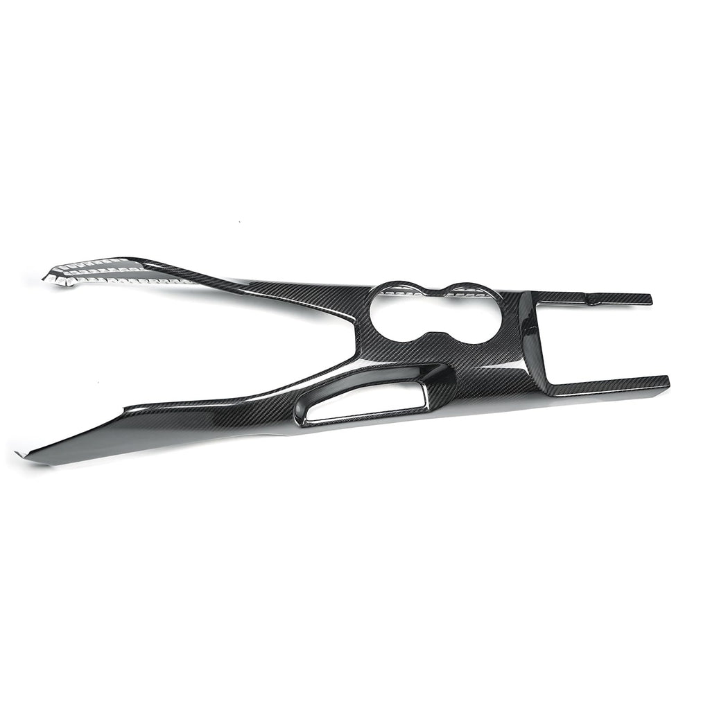 FINMOKAL Carbon Fiber Gear Shift Panel Trim for Ford Mustang