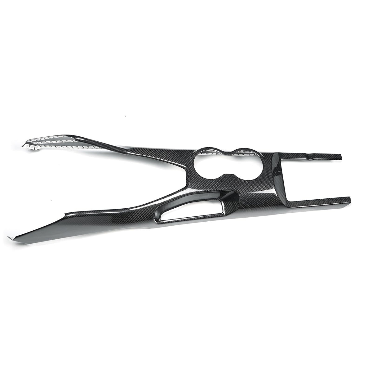 FINMOKAL Carbon Fiber Gear Shift Panel Trim for Ford Mustang