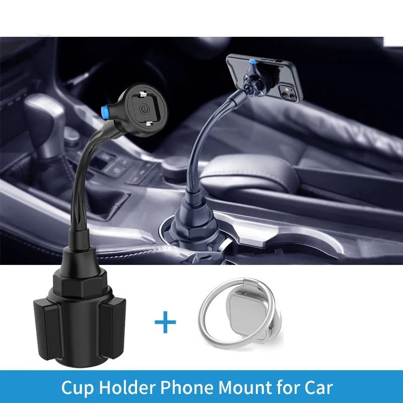 HYUWANGYU Adjustable Gooseneck Car Cup Holder Phone Mount