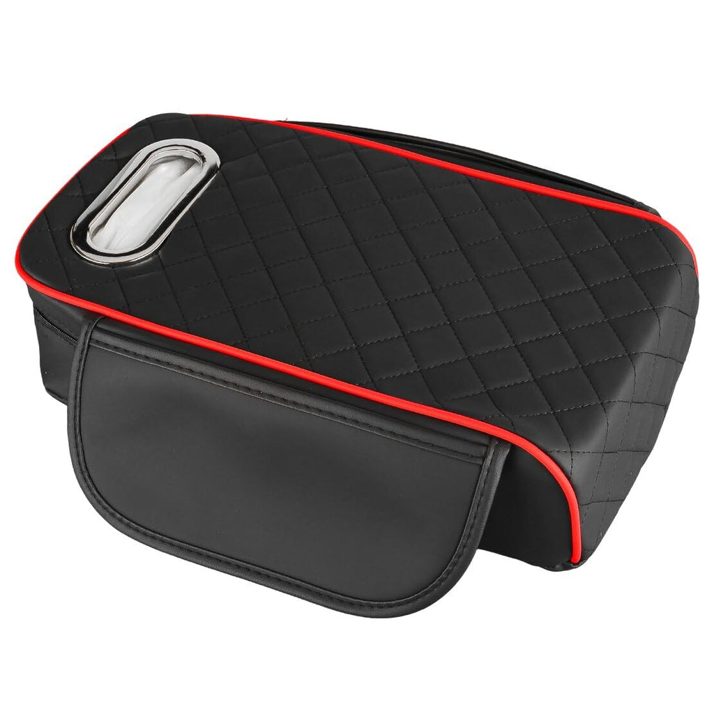 DSIUYT Center Console Armrest Cover with Side Storage Pockets