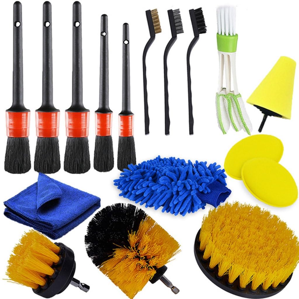 AFPSDLFJDLS Car Detailing Brush & Drill Scrubber Set