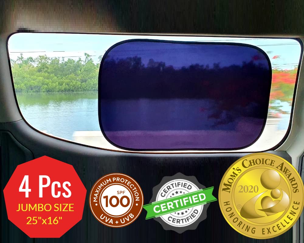 Car Window Sun Shades with UVA & UVB Protection