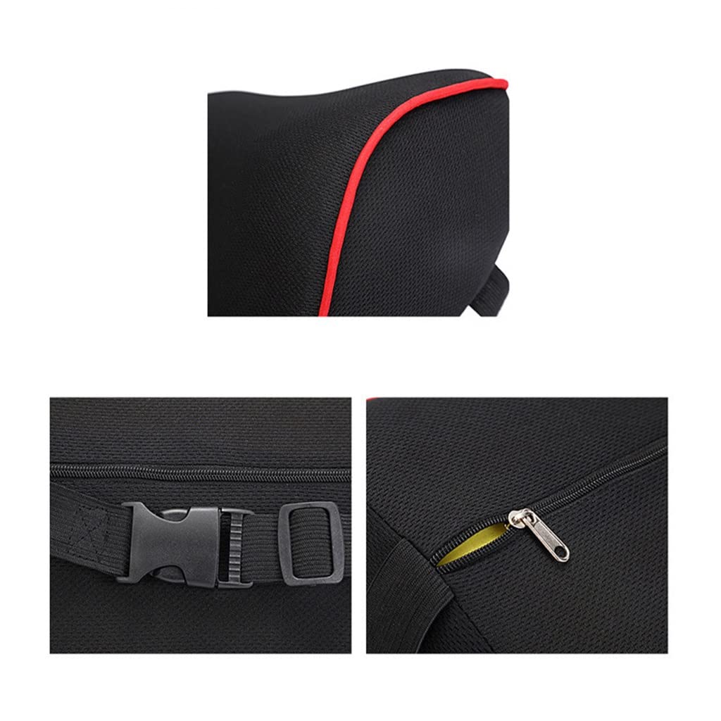 XDSRFVW Memory Foam Car Neck Headrest & Lumbar Support Pillow