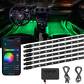 LEDGlow 6-Piece Bluetooth Interior Footwell LED Light Kit