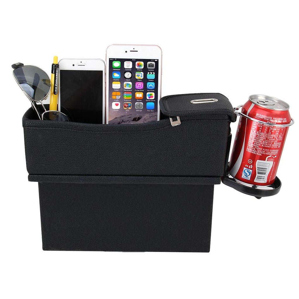 Lingland 2-Pack Car Seat Gap Organizer with Cup Holder
