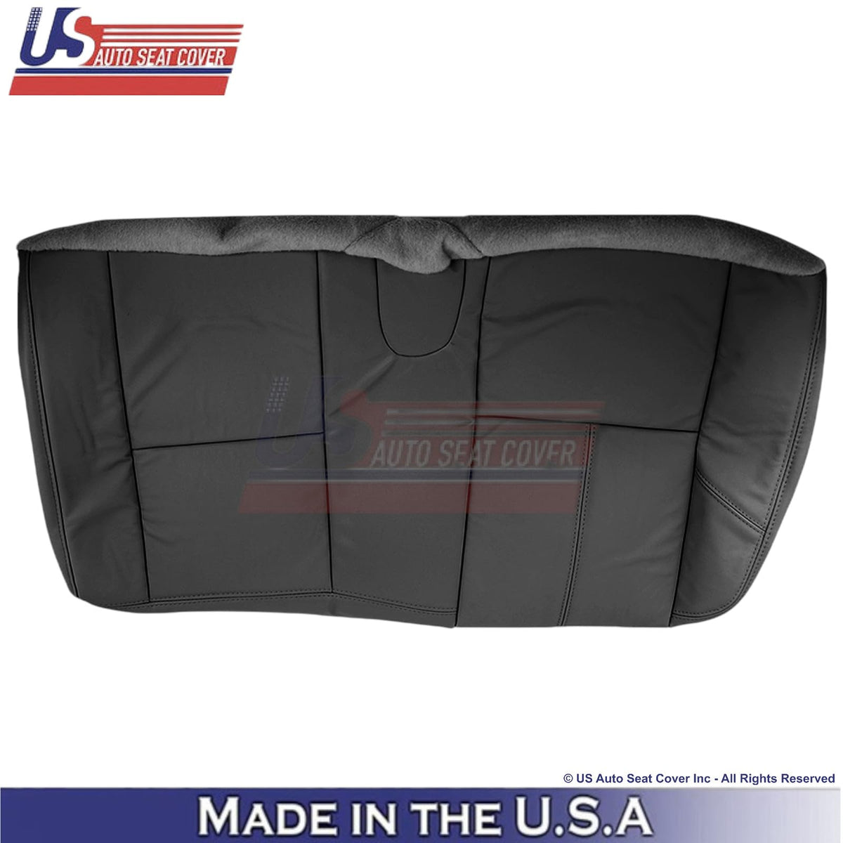 US Auto Seat Cover Genuine Leather Rear Cover for GMC Sierra Denali