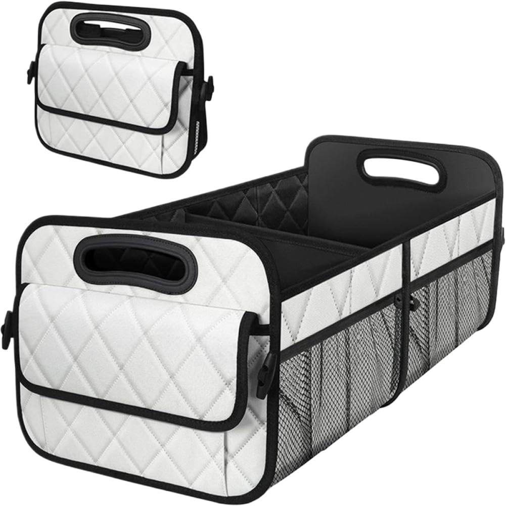 SHHtnCTcr 6-Pocket Car Trunk Organizer for Sedans
