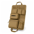 Tactical MOLLE Car Seat Back Organizer with Storage Pockets
