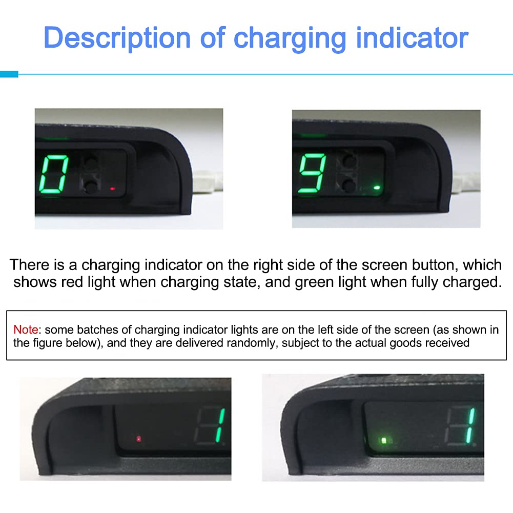 Solar-Powered Digital Car Dashboard Clock with Temperature
