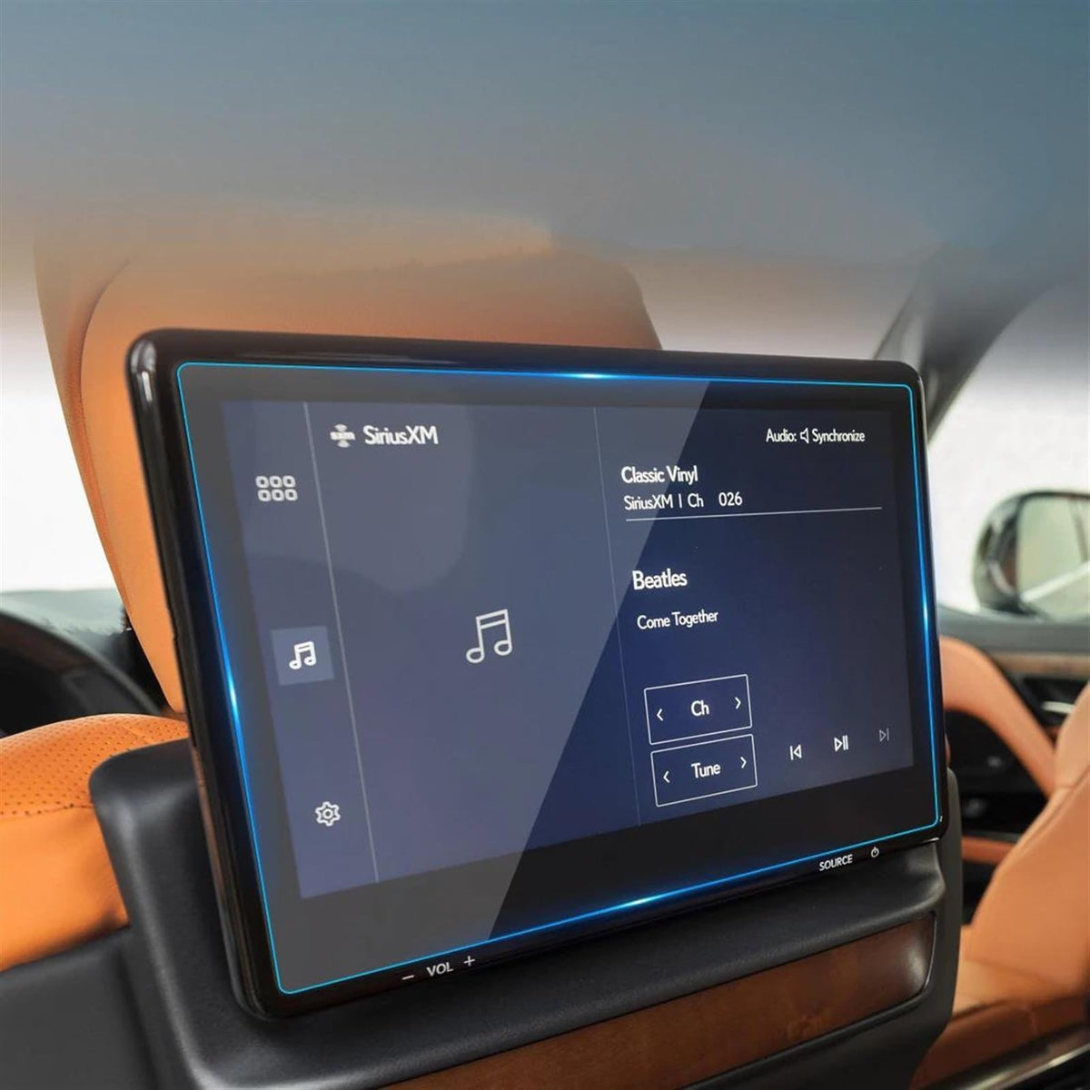 Tempered Glass Navigation Screen Protector for Lexus LX600