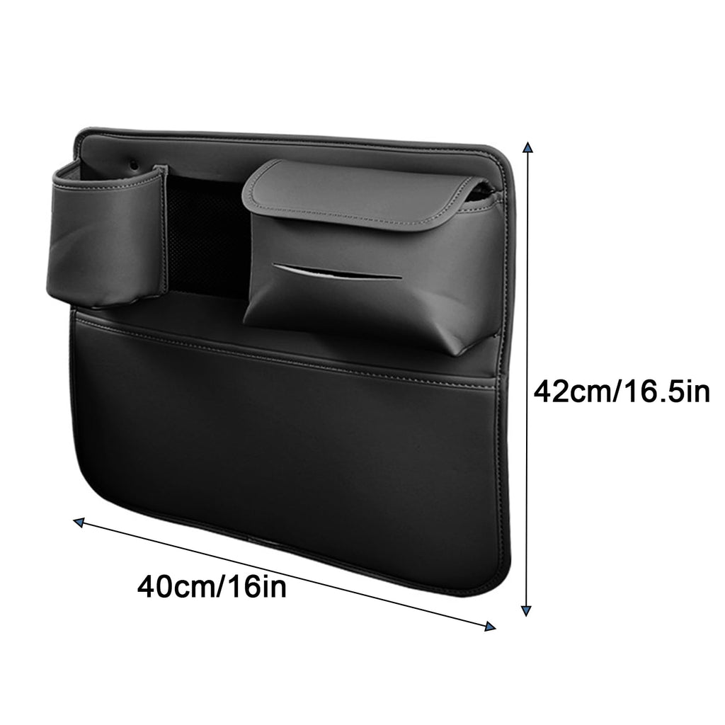 Zuiquity 2-Pack Car Seat Back Kick Mats with Organizer