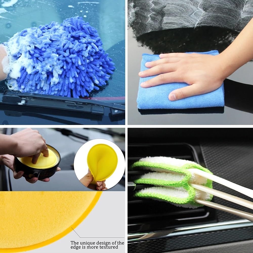 AFPSDLFJDLS Car Detailing Brush & Drill Scrubber Set