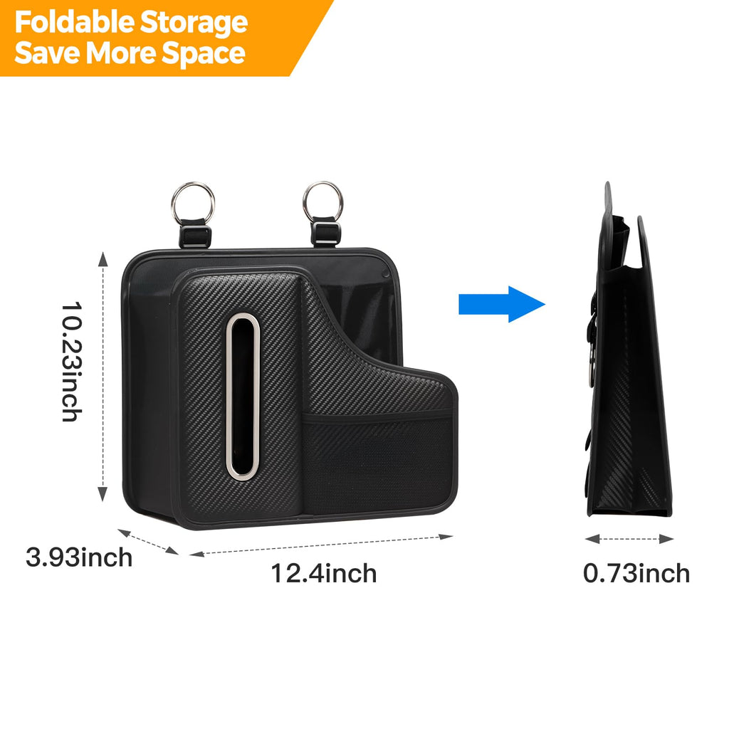 KZBHHP 2-Pack Car Tissue Holder & Backseat Organizer