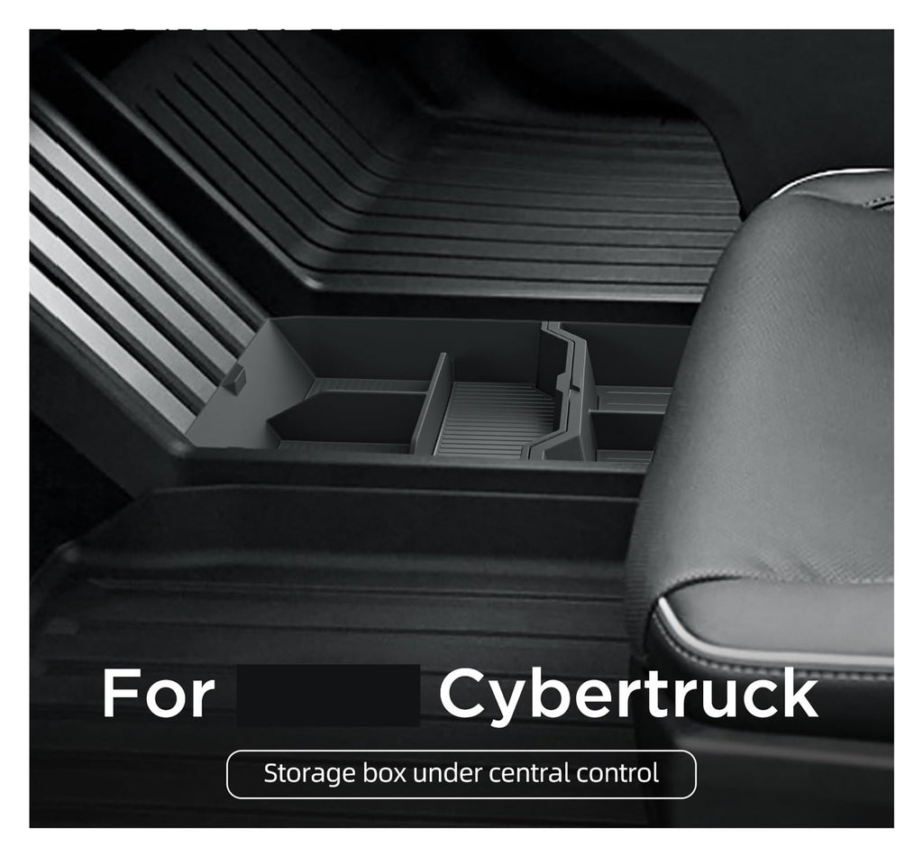 ZHANG-WB 2-Piece Center Console Storage Tray for Cybertruck