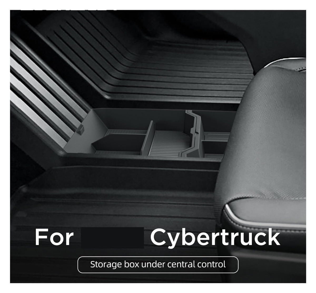 ZHANG-WB 2-Piece Center Console Storage Tray for Cybertruck