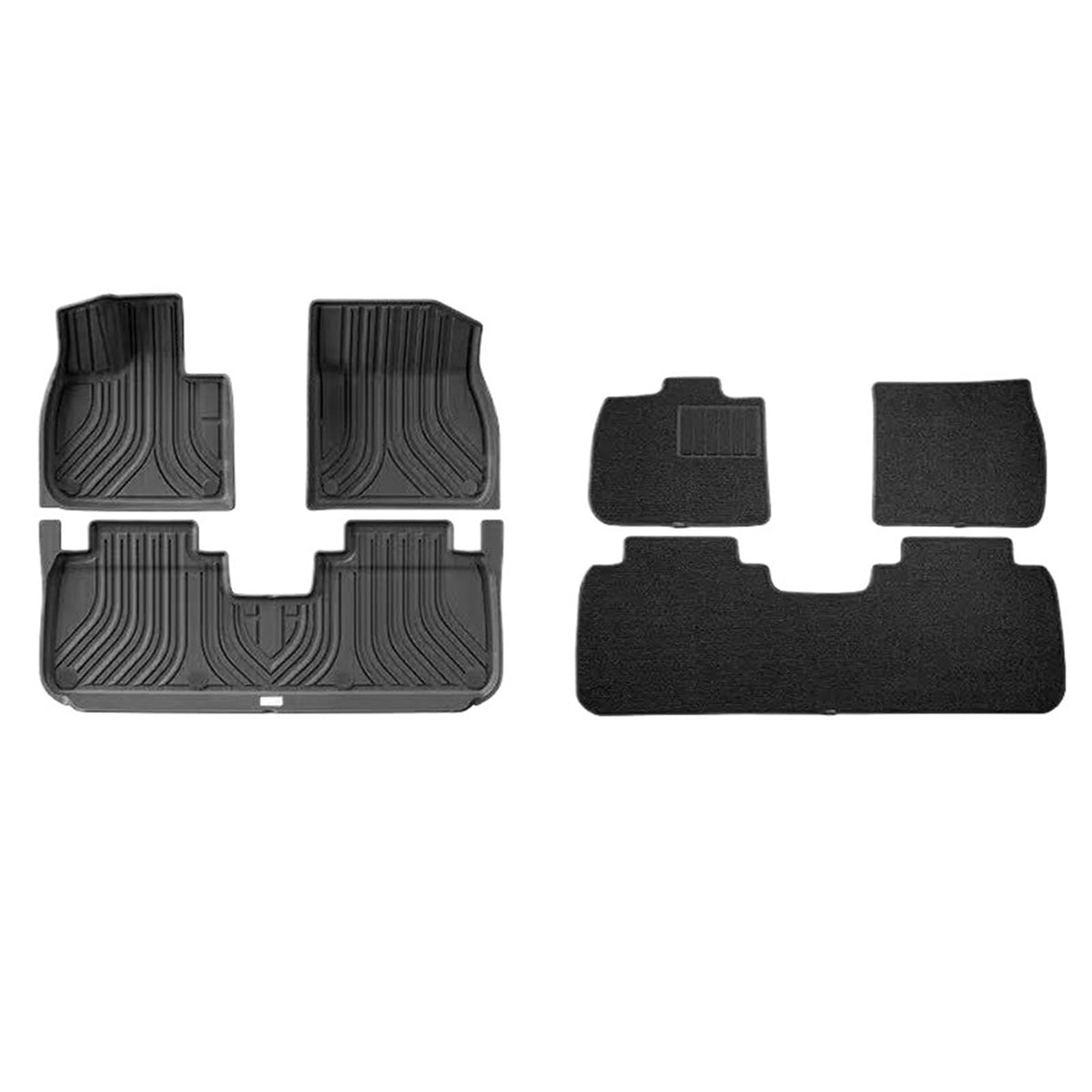 Universal Car Floor Mat Liner Tray & Foot Pad Set