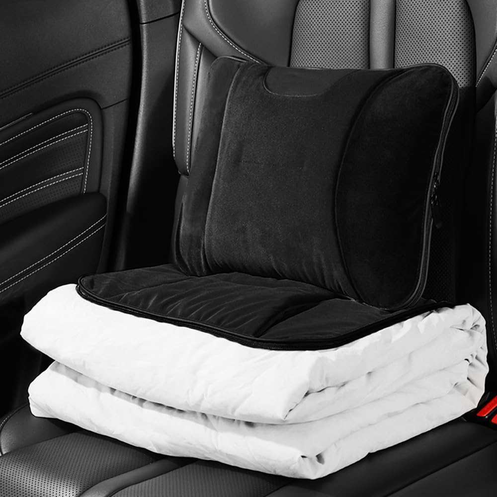 3-in-1 VW Golf Travel Blanket & Lumbar Support Pillow