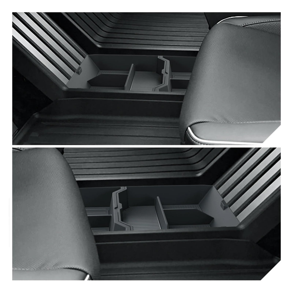 ZHANG-WB 2-Piece Center Console Storage Tray for Cybertruck