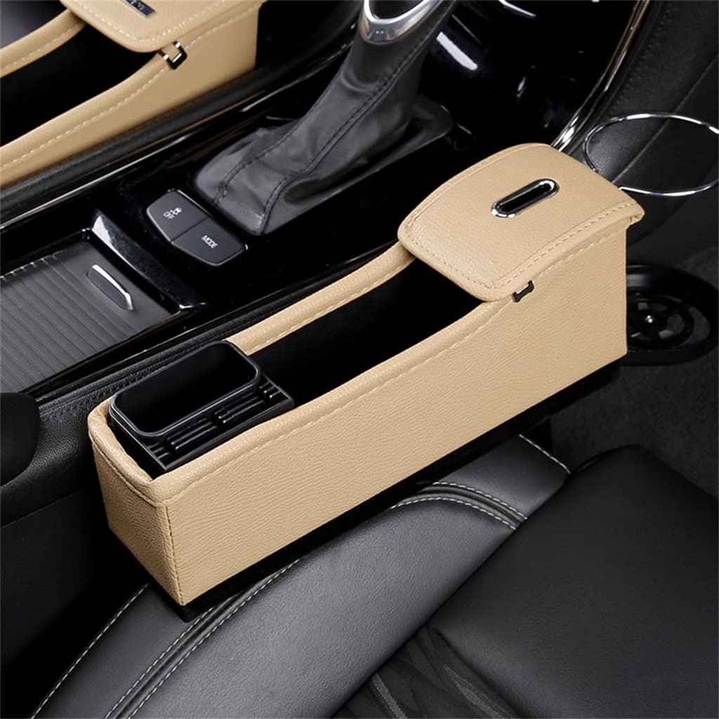 ZZYK 2-Pack Car Seat Gap Organizer with Cup Holder
