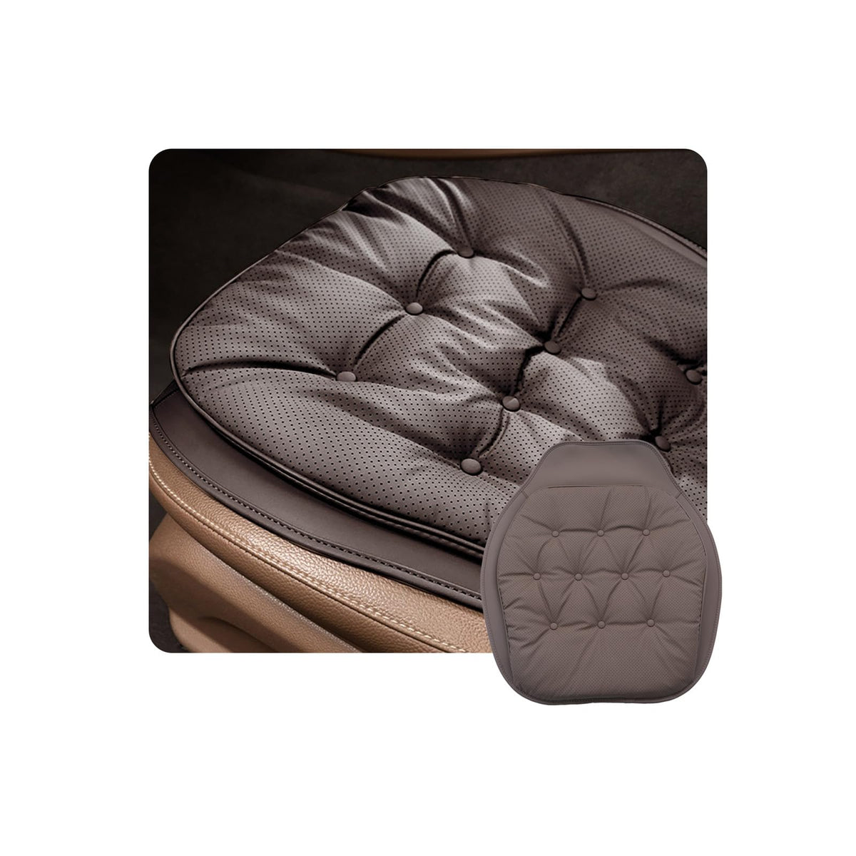 Ysbxitu Memory Foam Car Seat Cushion with Ergonomic Support