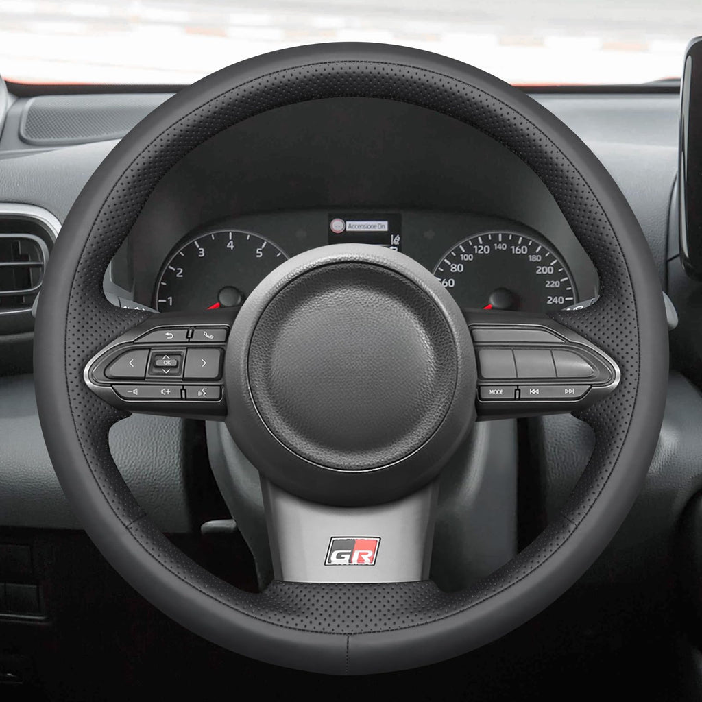 MEWANT Custom-Fit Steering Wheel Wrap for Toyota Yaris GR