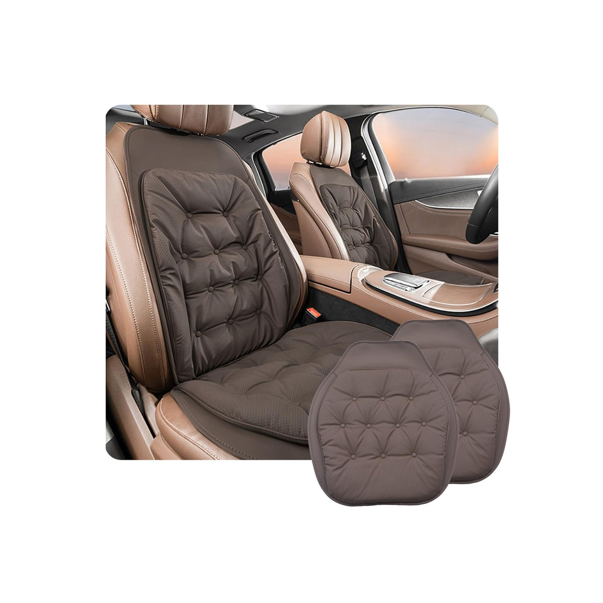 Ysbxitu Memory Foam Car Seat Cushion with Ergonomic Support