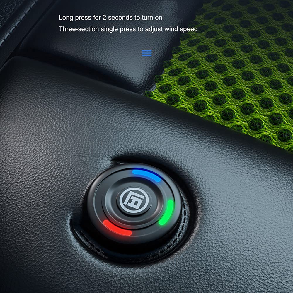 TOTRAVE 10-Fan Ventilated Cooling Car Seat Cushion