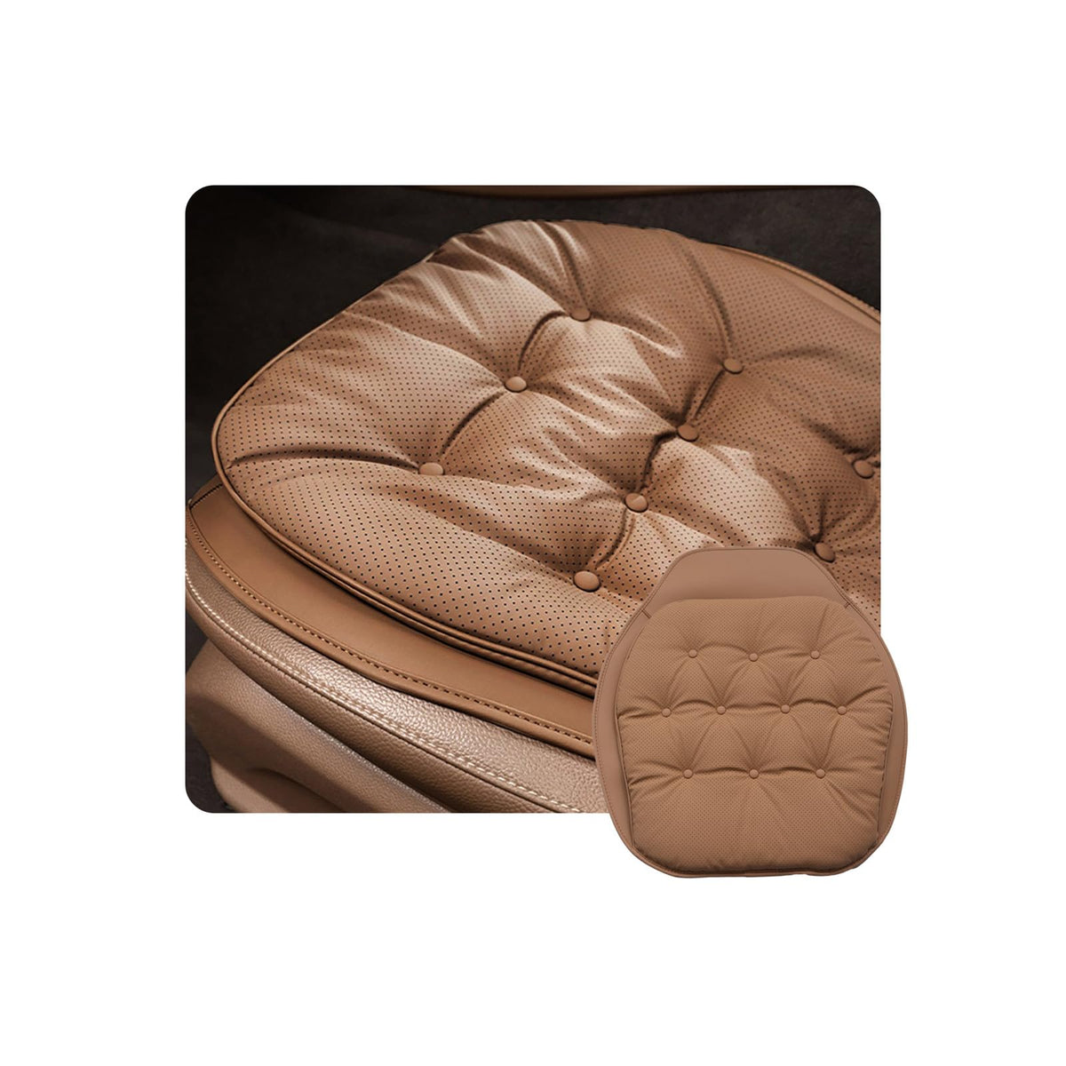 Ysbxitu Memory Foam Car Seat Cushion with Ergonomic Support