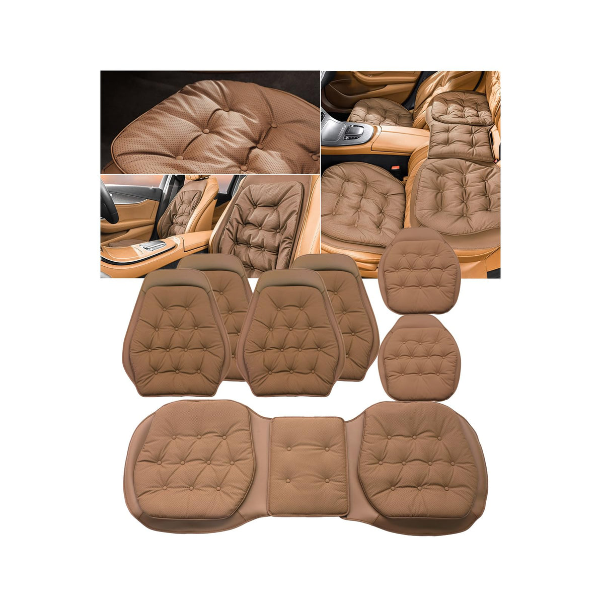 Ysbxitu Memory Foam Car Seat Cushion with Ergonomic Support
