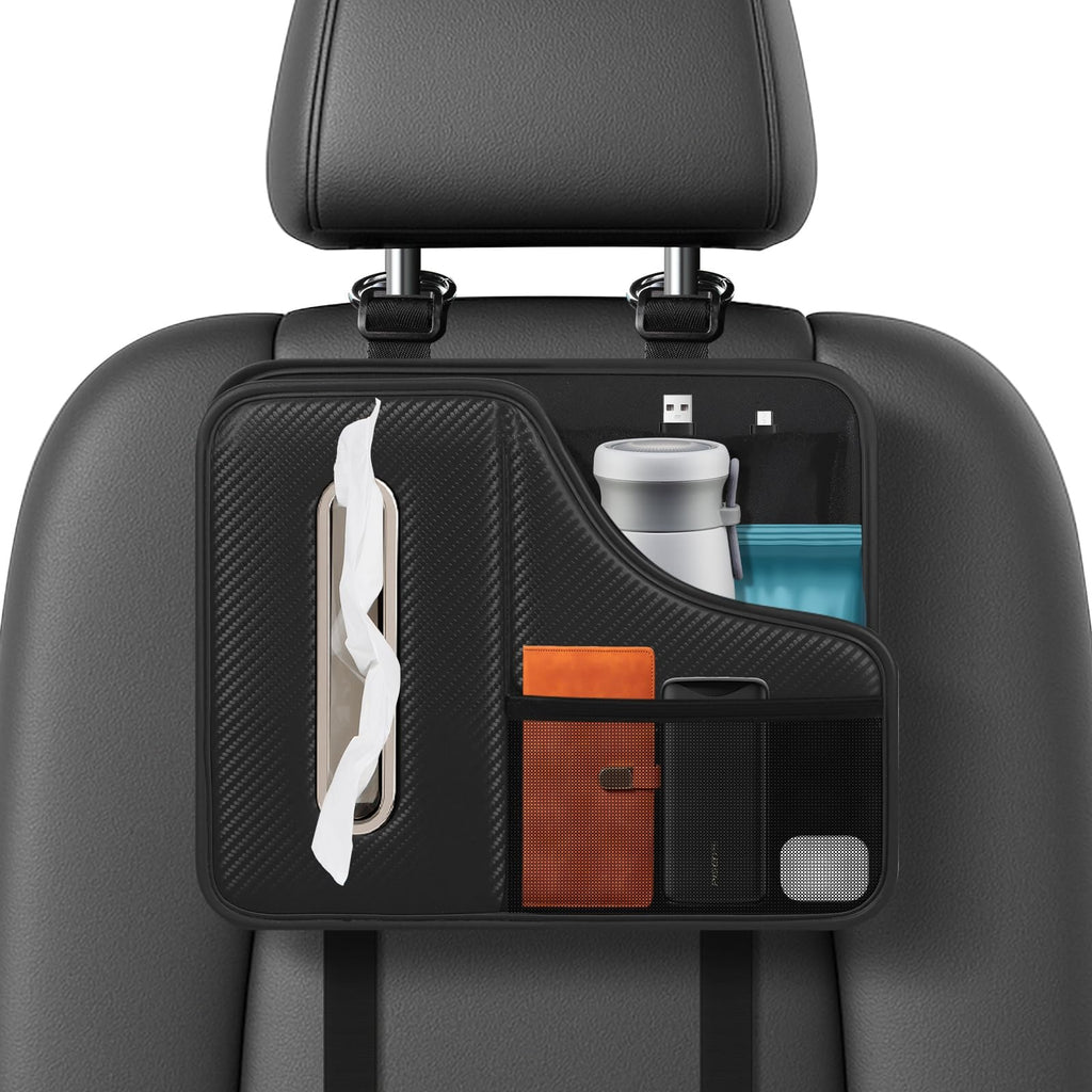 KZBHHP 2-Pack Car Tissue Holder & Backseat Organizer