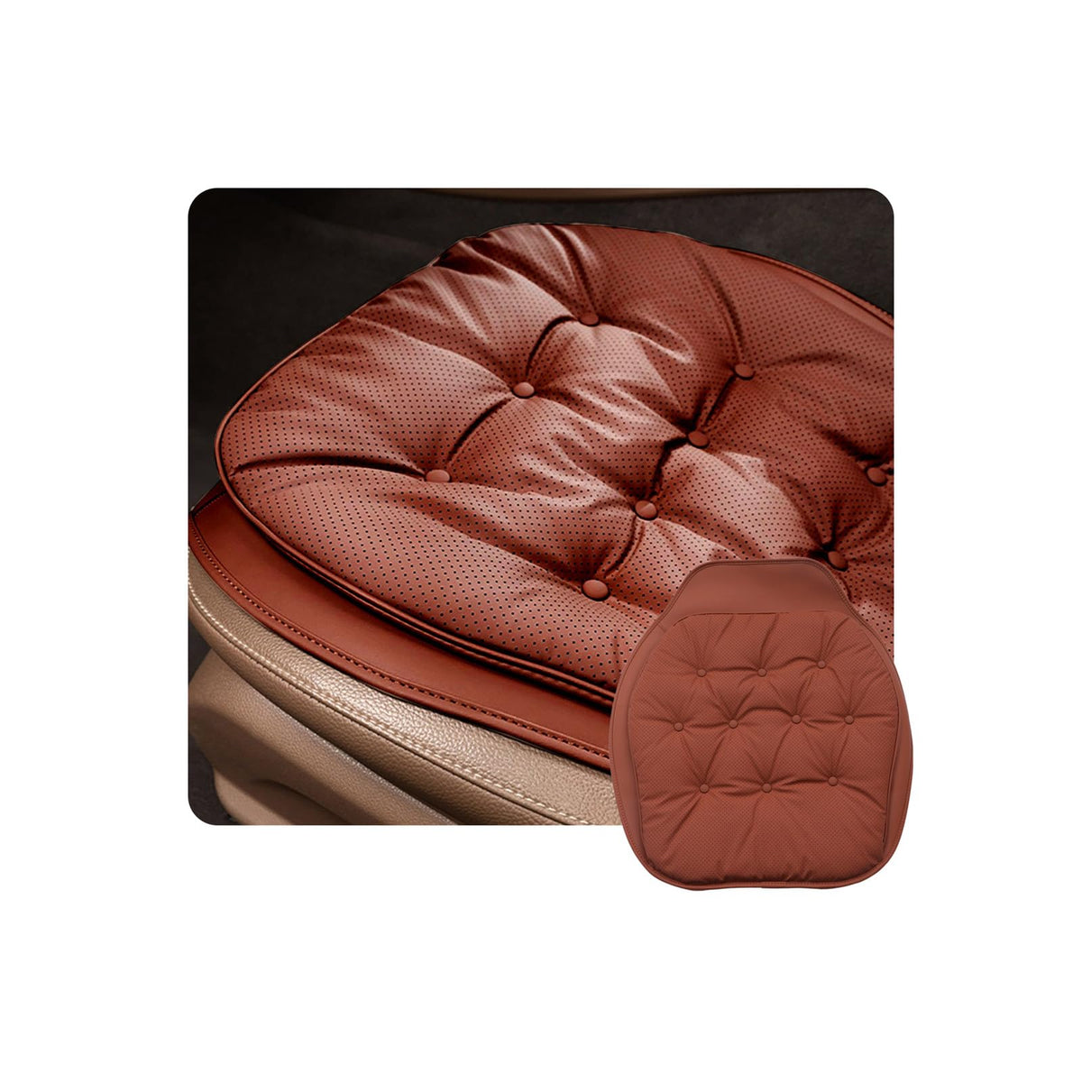 Ysbxitu Memory Foam Car Seat Cushion with Ergonomic Support