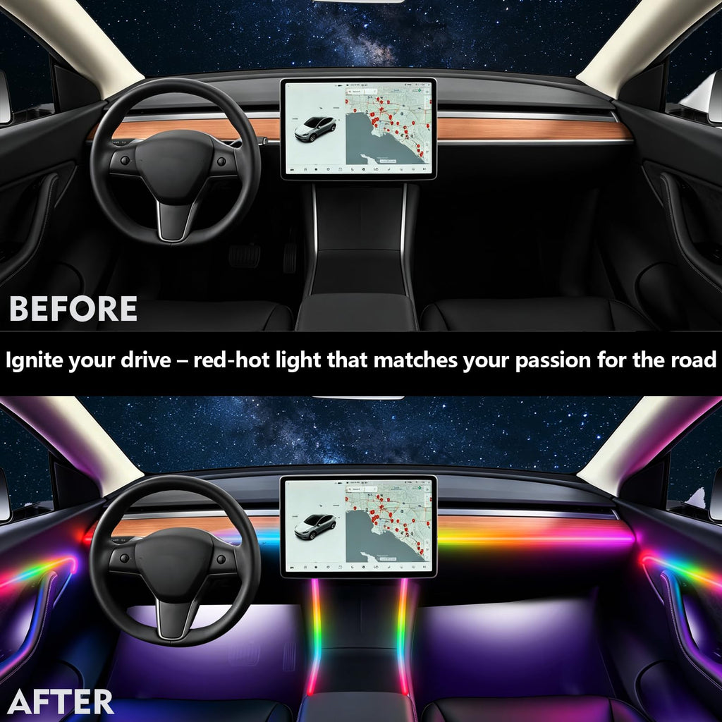 ACARLUOY 22-in-1 Interior LED Light Kit for Tesla Model Y