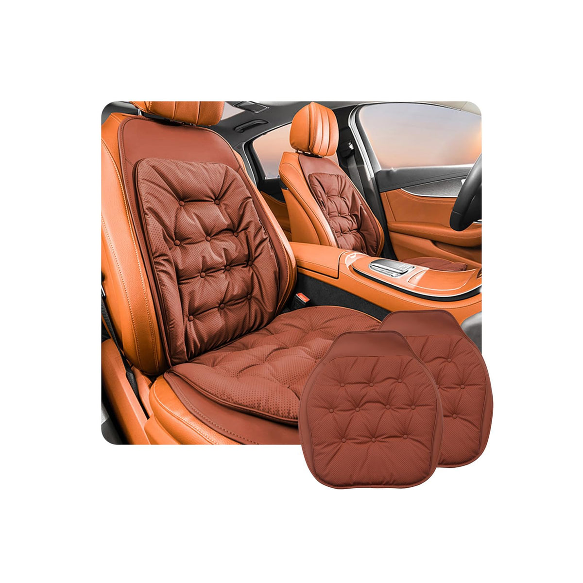 Ysbxitu Memory Foam Car Seat Cushion with Ergonomic Support