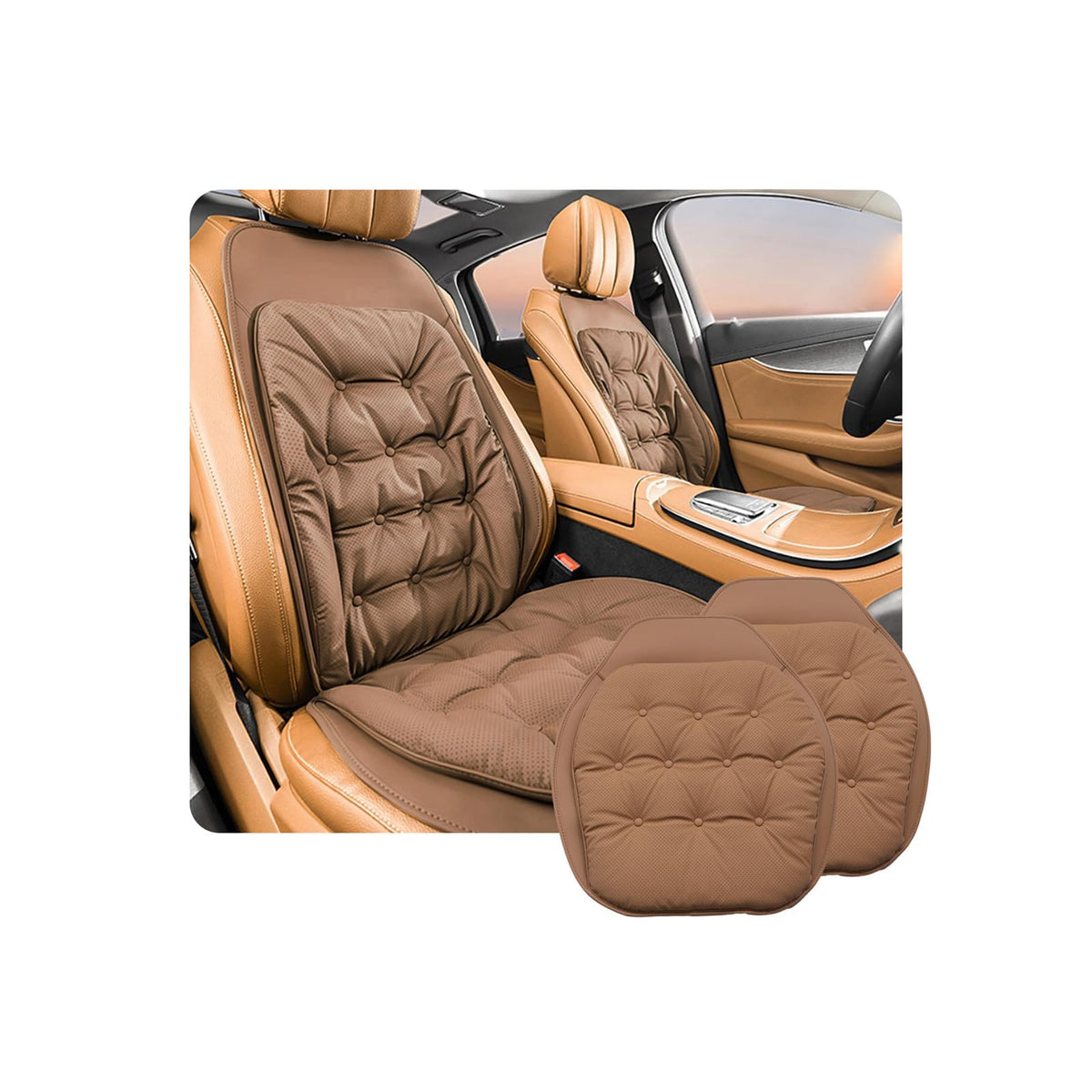 Ysbxitu Memory Foam Car Seat Cushion with Ergonomic Support