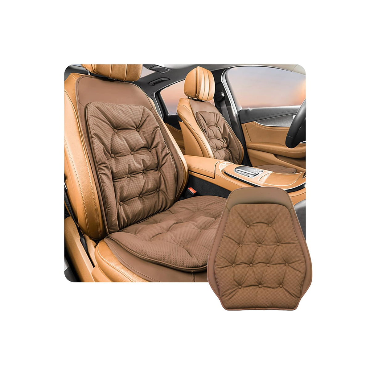 Ysbxitu Memory Foam Car Seat Cushion with Ergonomic Support
