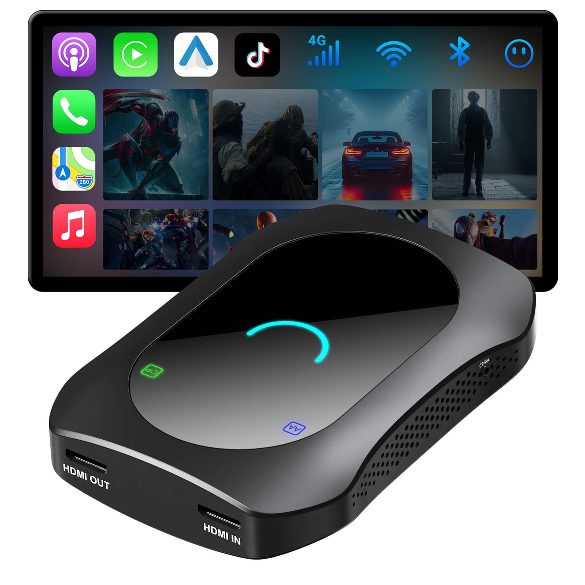 MYATOTO Magic AI Box Wireless CarPlay & Android Auto Adapter