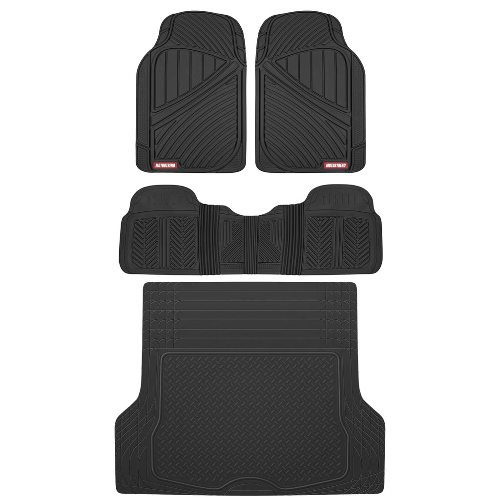 Motor Trend FlexTough All-Weather Car Mats with Cargo Liner