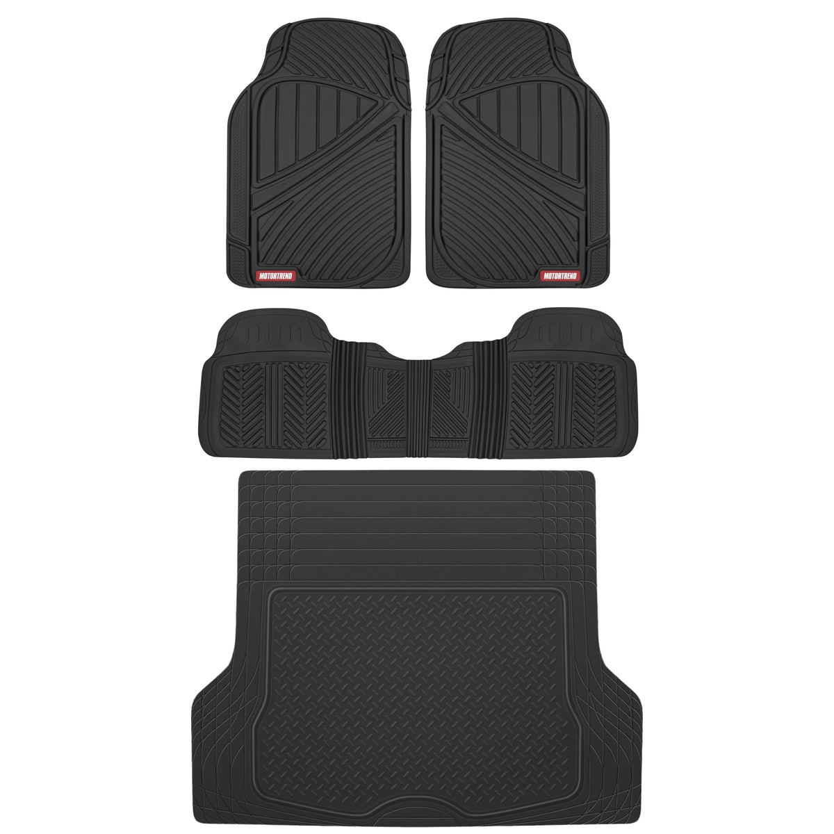 Motor Trend FlexTough All-Weather Car Mats with Cargo Liner
